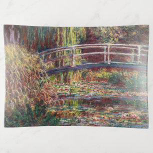 Claude Monet - Water Lily pond, Pink Harmony Trinket Tray