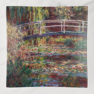 Claude Monet - Water Lily pond, Pink Harmony Trinket Tray