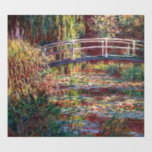 Claude Monet - Water Lily pond, Pink Harmony Wall Decal