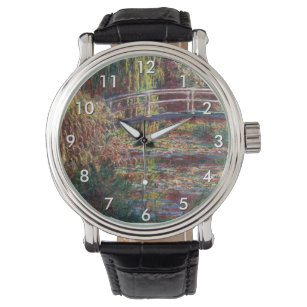 Claude Monet - Water Lily pond, Pink Harmony Watch