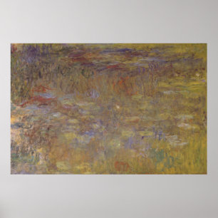Claude Monet Water-Lily Pond Poster