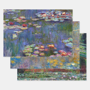 Claude Monet, Water Lily Pond Wrapping Paper Sheets