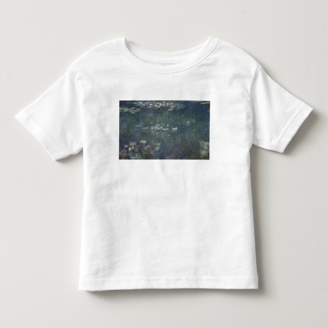 Claude Monet | Waterlilies: Green Reflections Toddler T-shirt (Front)