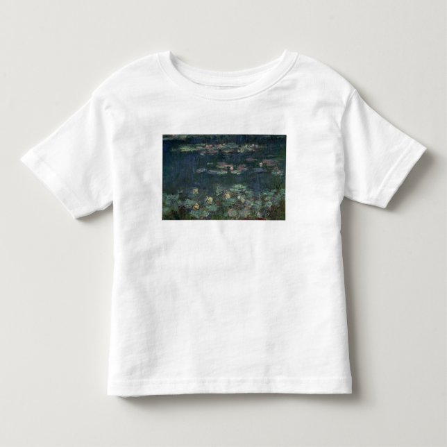 Claude Monet | Waterlilies: Green Reflections Toddler T-shirt (Front)