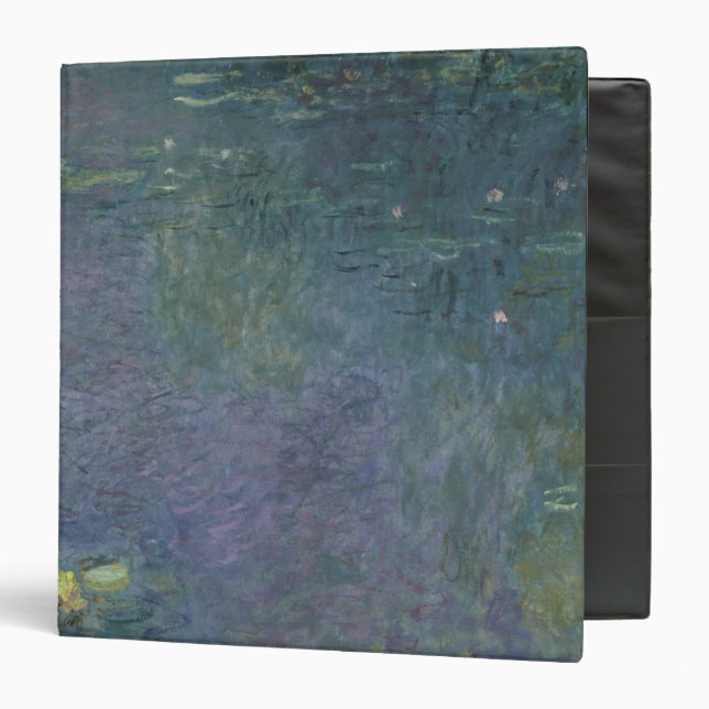 Claude Monet | Waterlilies: Morning, 1914-18 3 Ring Binder (Front/Inside)