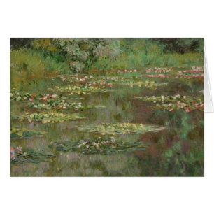 Claude Monet Waterlilies or The Water Lily Pond Cards