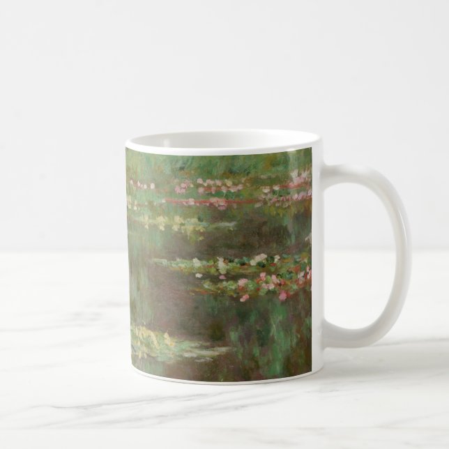 Claude Monet | Waterlilies or The Water Lily Pond  Coffee Mug (Right)