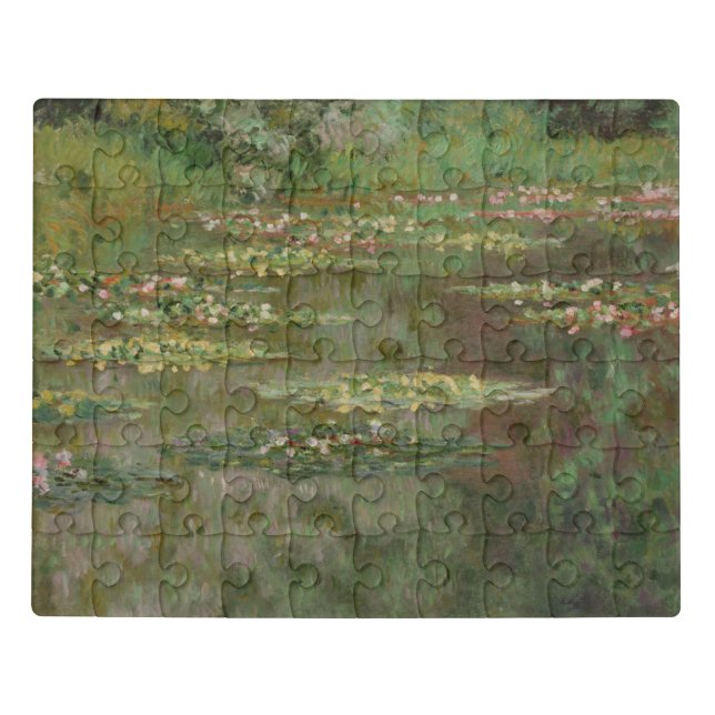 Claude Monet | Waterlilies or The Water Lily Pond  Jigsaw Puzzle (Puzzle Horizontal)