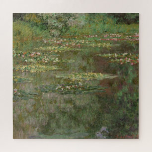 Claude Monet Waterlilies or The Water Lily Pond Jigsaw Puzzle