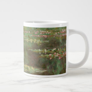 Claude Monet Waterlilies or The Water Lily Pond Large Coffee Mug