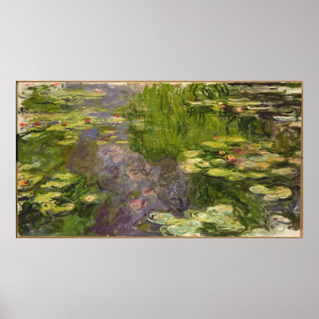 Claude Monet | Waterlilies Poster (Front)
