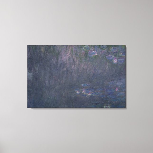 Claude Monet | Waterlilies: Reflections of Trees Canvas Print (Front)