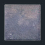 Claude Monet | Waterlilies: Two Weeping Willows Magnet<br><div class="desc">Waterlilies: Two Weeping Willows,  centre right section,  1914-18 | by Claude Monet | Art Location: Musee de l'Orangerie,  Paris,  France | French Artist | Image Collection Number: XIR75702</div>