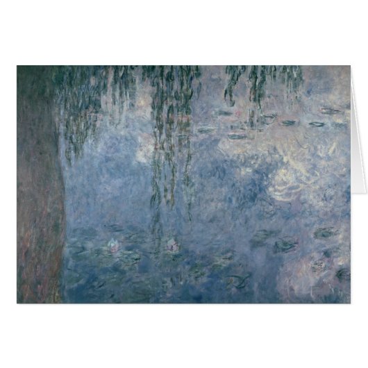 Claude Monet | Waterlilies: Weeping Willows, 1914 (Front Horizontal)