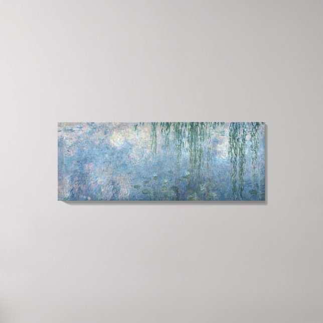 Claude Monet | Waterlilies: Weeping Willows, 1914 Canvas Print (Front)