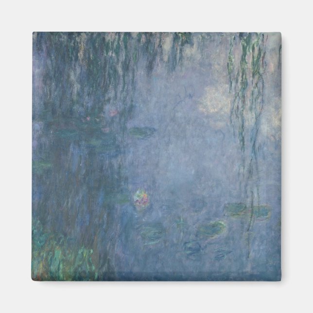 Claude Monet | Waterlilies: Weeping Willows, 1914 Magnet (Front)