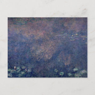 Claude Monet Waterlilies: Weeping Willows centre Postcard