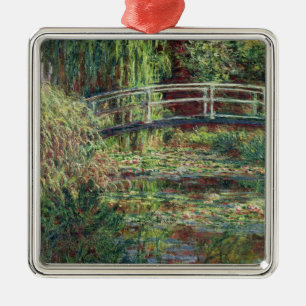 Claude Monet Waterlily Pond: Pink Harmony, 1900 Metal Ornament