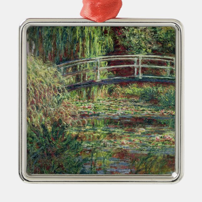 Claude Monet | Waterlily Pond: Pink Harmony, 1900 Metal Ornament (Front)