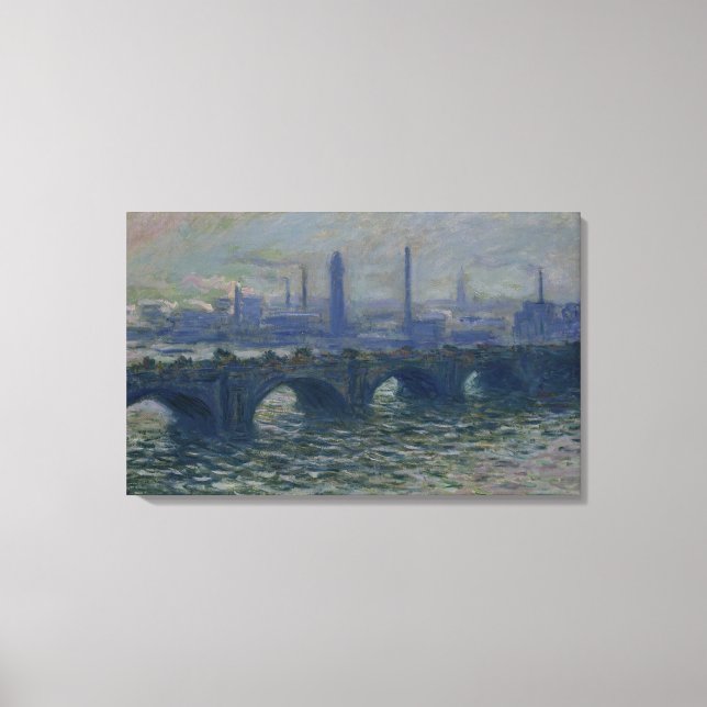 Claude Monet | Waterloo Bridge, 1902 Canvas Print (Front)