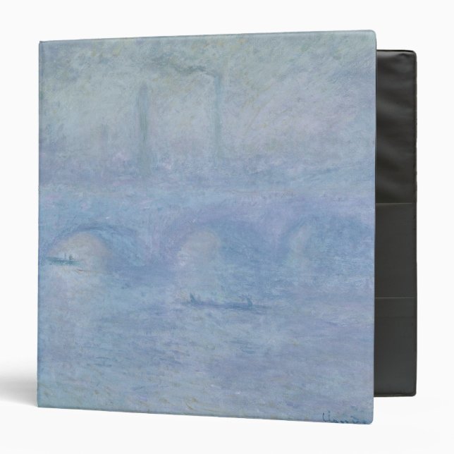 Claude Monet | Waterloo Bridge: Effect of the Mist Binder (Front/Inside)