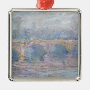 Claude Monet   Waterloo Bridge, London, at Sunset Metal Ornament