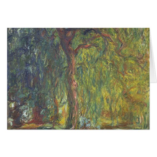 Claude Monet - Weeping Willow Cards (Front Horizontal)