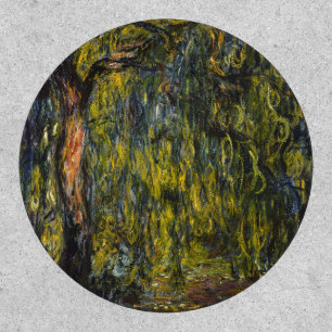 Claude Monet Weeping Willow Impressionist Art Patch