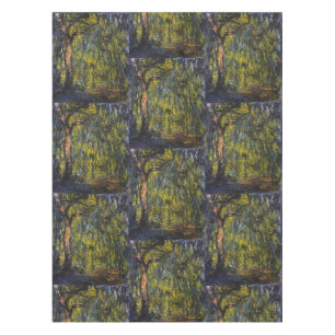 Claude Monet Weeping Willow Impressionist Art Tablecloth