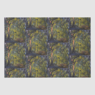 Claude Monet Weeping Willow Impressionist Art Tissue Paper