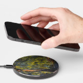 Claude Monet Weeping Willow Impressionist Art Wireless Charger (Hand)