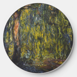 Claude Monet Weeping Willow Impressionist Art Wireless Charger