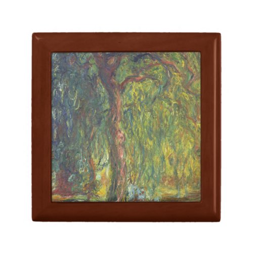 Claude Monet _ Weeping Willow Jewelry Box