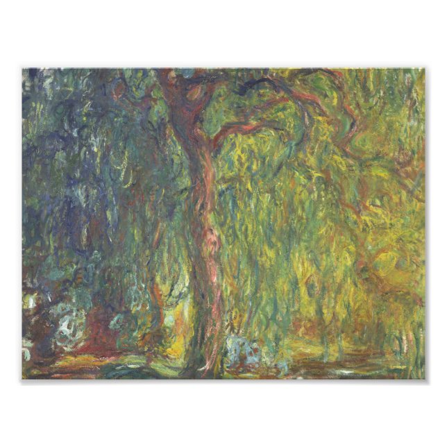 Claude Monet - Weeping Willow Photo Print (Front)