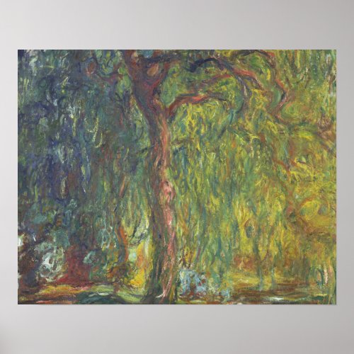 Claude Monet _ Weeping Willow Poster