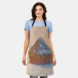 Claude Monet - Wheatstacks, Snow Effect, Morning Apron