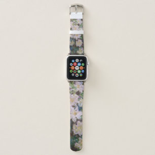 Claude Monet - White Clematis Apple Watch Band