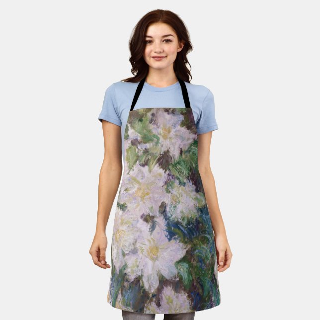 Claude Monet - White Clematis Apron (Worn)