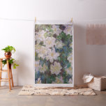Claude Monet - White Clematis Fabric