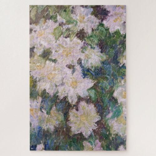 Claude Monet _ White Clematis Jigsaw Puzzle