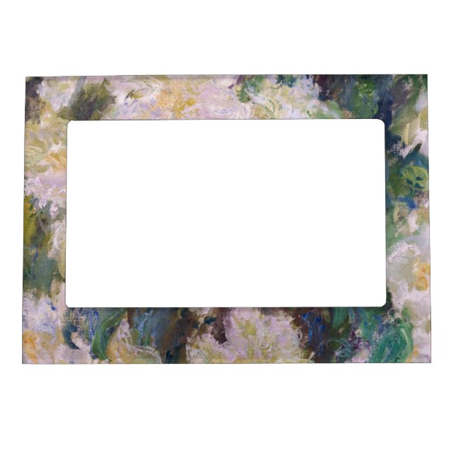Claude Monet - White Clematis Magnetic Frame (Front)
