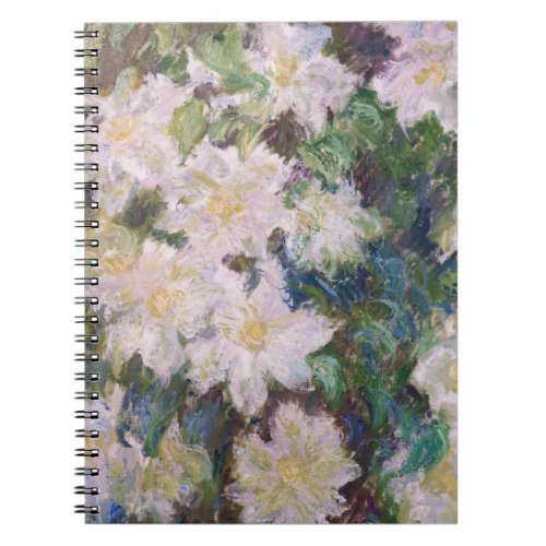Claude Monet _ White Clematis Notebook