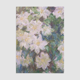 Claude Monet - White Clematis Tissue Paper