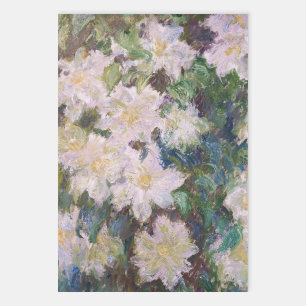 Claude Monet - White Clematis Wrapping Paper Sheets
