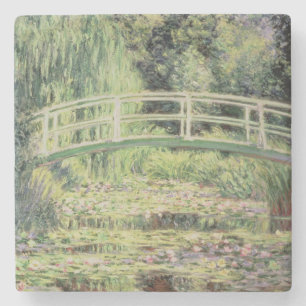 Claude Monet White Nenuphars, 1899 Stone Coaster