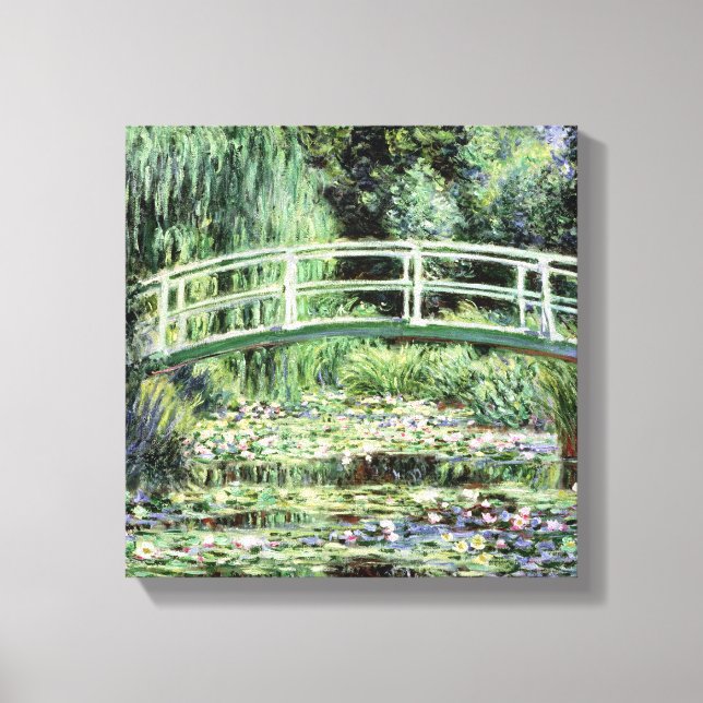 Claude Monet | White Waterlilies, 1899 Canvas Print (Front)