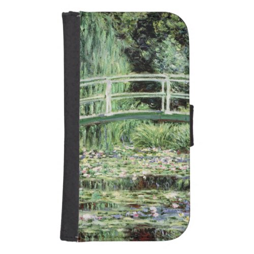 Claude Monet  White Waterlilies 1899 Galaxy S4 Wallet Case