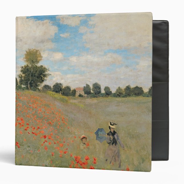 Claude Monet | Wild Poppies, near Argenteuil Binder (Front/Inside)