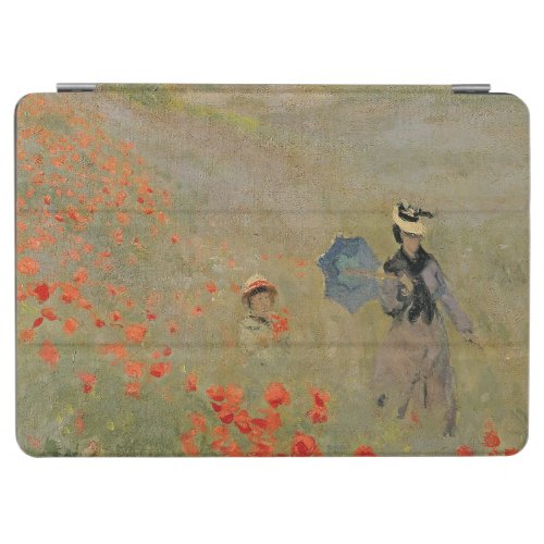 Claude Monet  Wild Poppies near Argenteuil iPad Air Cover