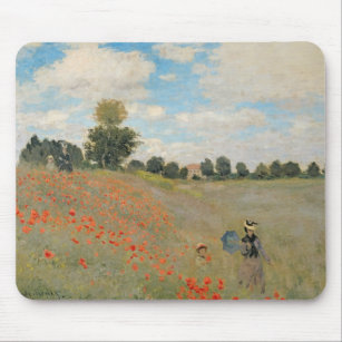 Claude Monet   Wild Poppies, near Argenteuil Mouse Pad